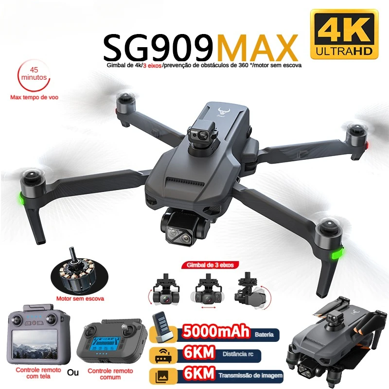 Drone Kit Professional - Zll sg909 sg909max drone profissional com